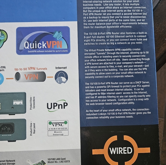 Linksys Gray 8-Port VPN Router - Picture 7 of 7